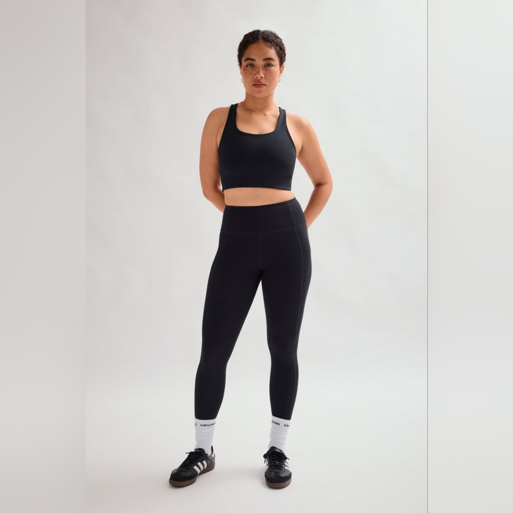 Girlfriend Collective Black Compressive High-Rise Full‎ Length Legging